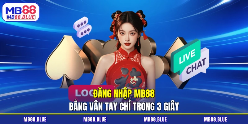 Đăng nhập MB88 bằng vân tay chỉ trong 3 giây