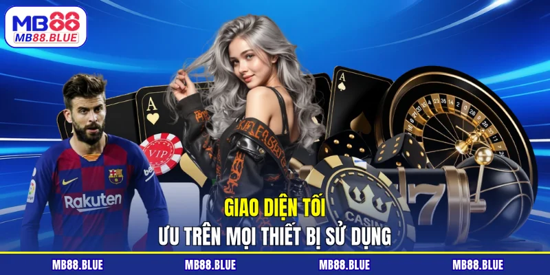 Giao diện tối ưu trên mọi thiết bị sử dụng
